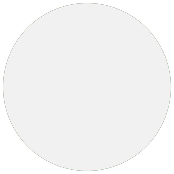 vidaXL Bordsskydd matt Ø 120 cm 2 mm PVC Transparent