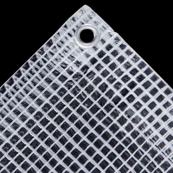 vidaXL Leno presenning 140 g/m² 4x8 m vit Vit