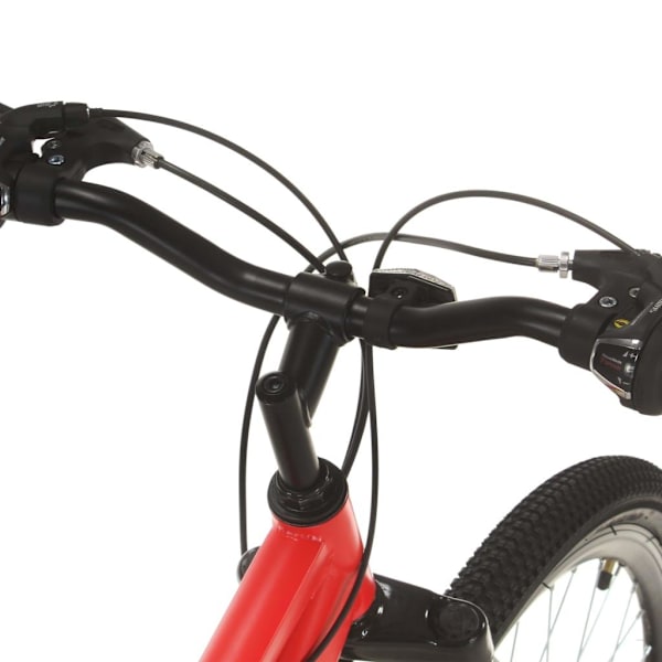 vidaXL Mountainbike 21 växlar 27,5 tums däck 42 cm röd Röd