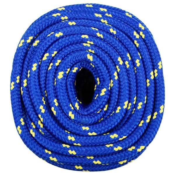 vidaXL Båtlina blå 16 mm 25 m polypropen Blå
