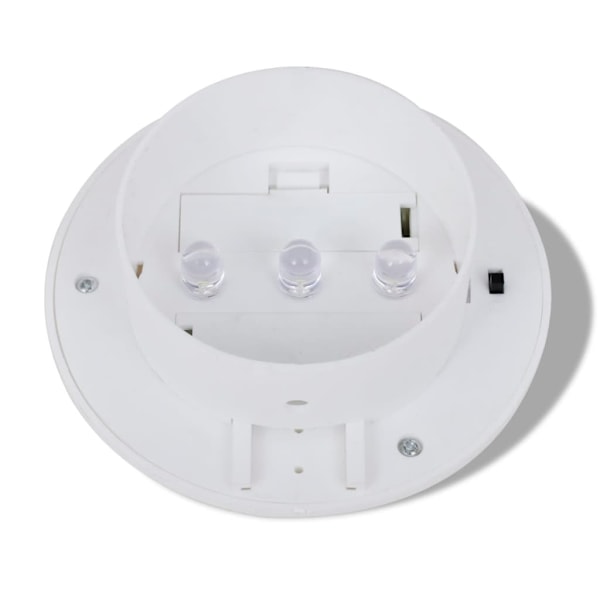vidaXL Ytterbelysning LED Vit 6-pack Solcell Vit