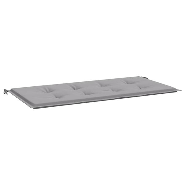 vidaXL Bänkdyna för trädgården 100x50x3 cm grå grå