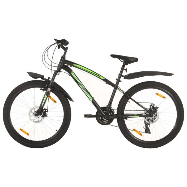 vidaXL Mountainbike 21 växlar 26-tums däck 36 cm svart Svart