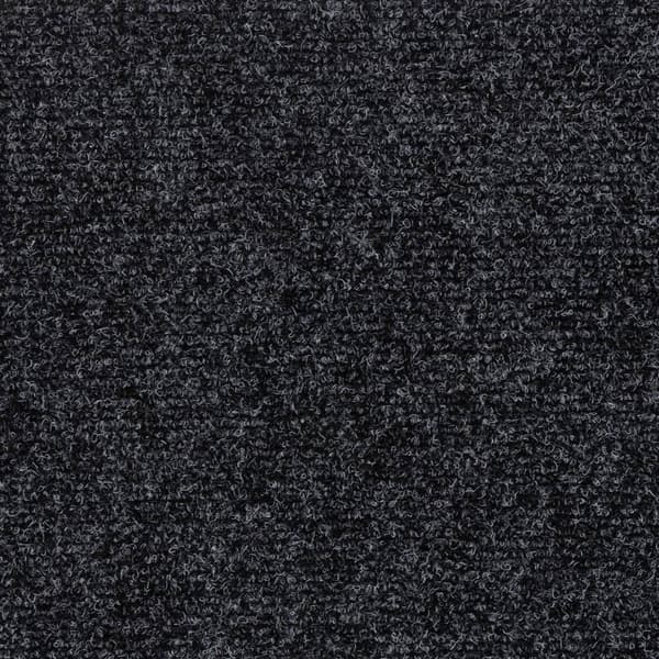 vidaXL Trappmattor självhäftande 15 st 60x25 cm mörkgrå rektangulära grå