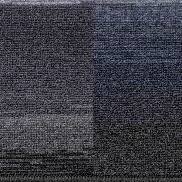 vidaXL Trappstegsmattor självhäftande 5 st 65x21x4 cm svart och grå Svart