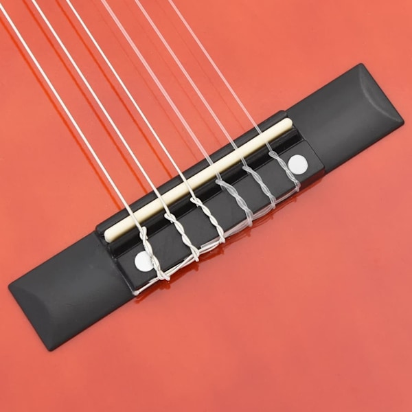 vidaXL Gitarr för nybörjare och barn klassisk 1/2 34" amerikansk lind Brun