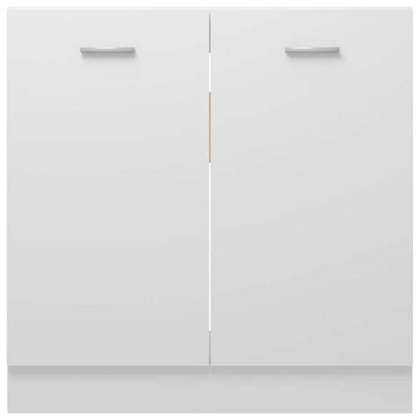 vidaXL Underskåp för diskho “Lyon” vit 80x46x81,5 cm konstruerat trä Vit