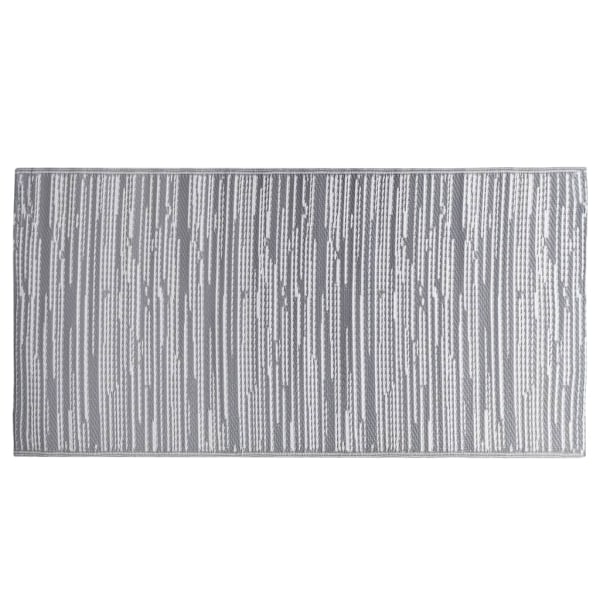vidaXL Utomhusmatta ARAKIL grå 80x150 cm PP grå