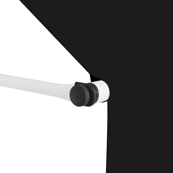 vidaXL Markis manuellt infällbar 100 cm antracit Antracit