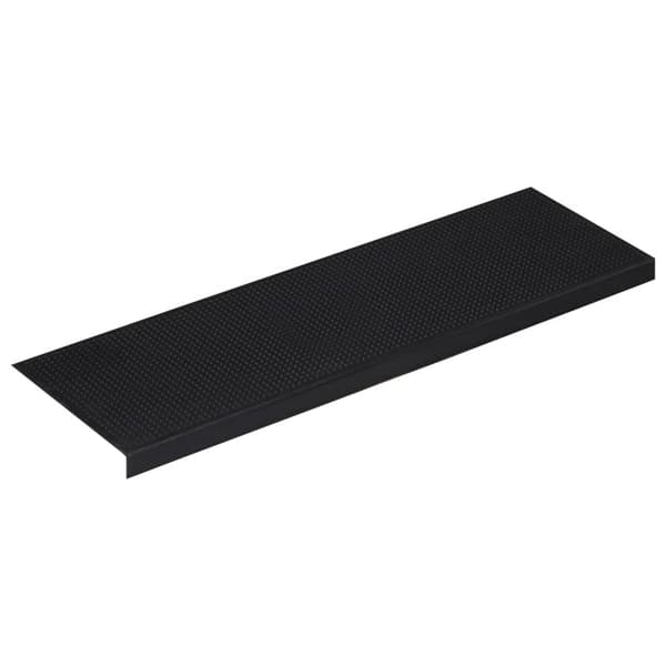 vidaXL Trappstegsmattor 5 st 25x75 cm gummi art