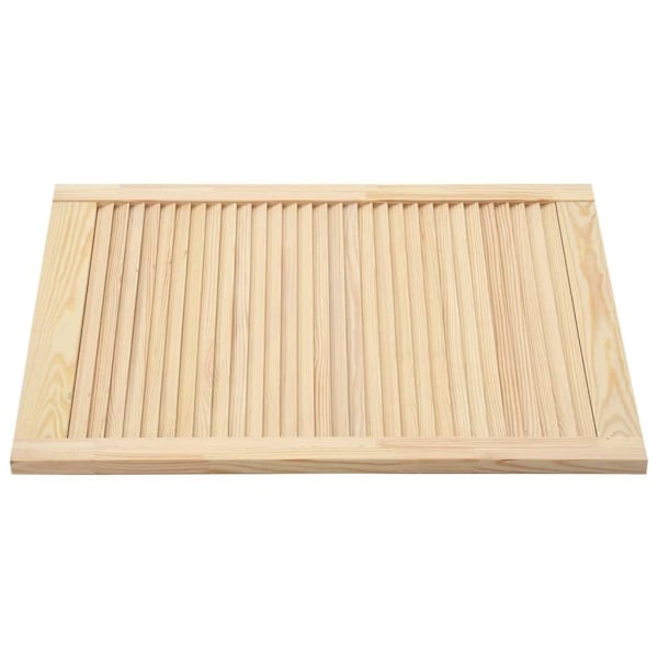 vidaXL Skåpluckor lamelldesign 4 st 69x49,4 cm massiv furu Brun
