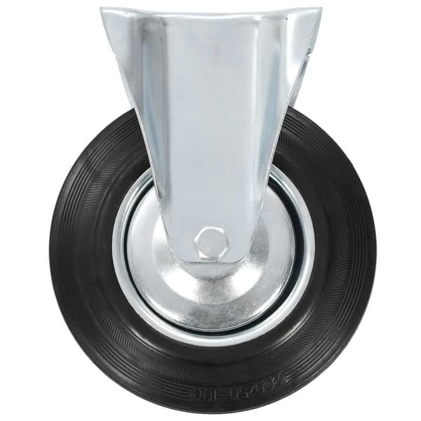 vidaXL Fasta hjul 4 st 200 mm