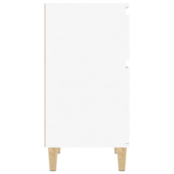 vidaXL Sängbord vit 40x35x70 cm Vit