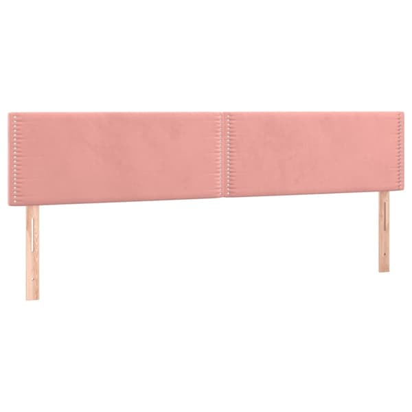 vidaXL sängram utan madrass rosa 120x190 cm sammet Rosa