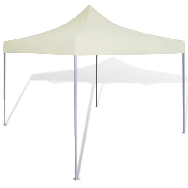 vidaXL Partytält 3 x m gräddvit Creme
