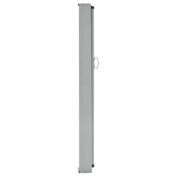 vidaXL Infällbar sidomarkis 100 x 300 cm grå grå