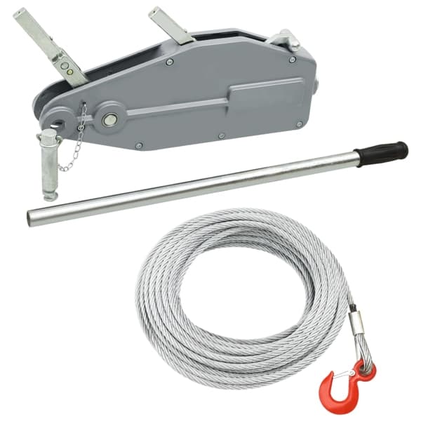 vidaXL Vajervinsch 800 kg Silver