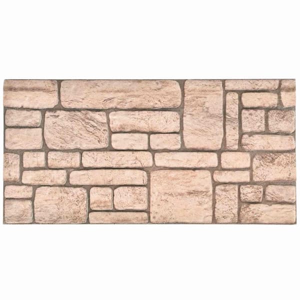 vidaXL Väggpaneler 10 st 100 x 50 cm Beige EPS Skum Beige