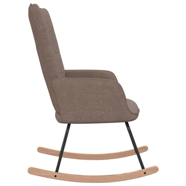 vidaXL Gungstol taupe tyg Taupe