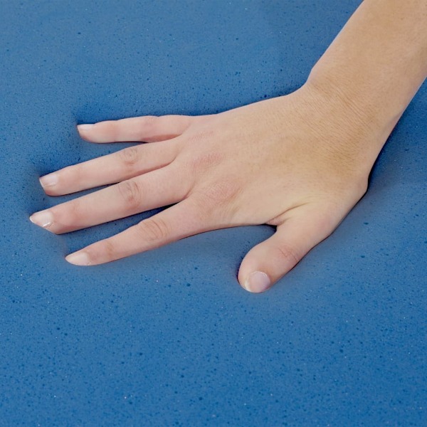 vidaXL Madrass 160x200 cm viskoelastiskt minnesskum 18 cm Vit