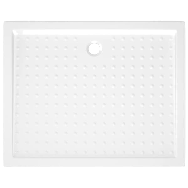 vidaXL Duschbrunnar 80 x 100 x 4 cm ABS Vit