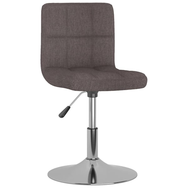 vidaXL Snurrbara matstolar 2 st taupe tyg Taupe