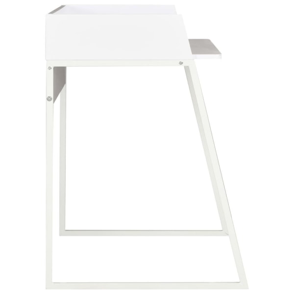 vidaXL Skrivbord vit 90x60x88 cm Vit