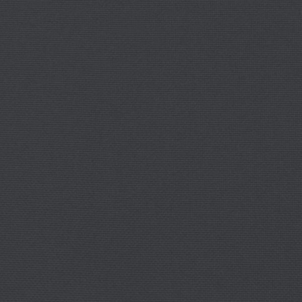 vidaXL Solsängsdyna svart 186x58x4 cm oxfordtyg Svart