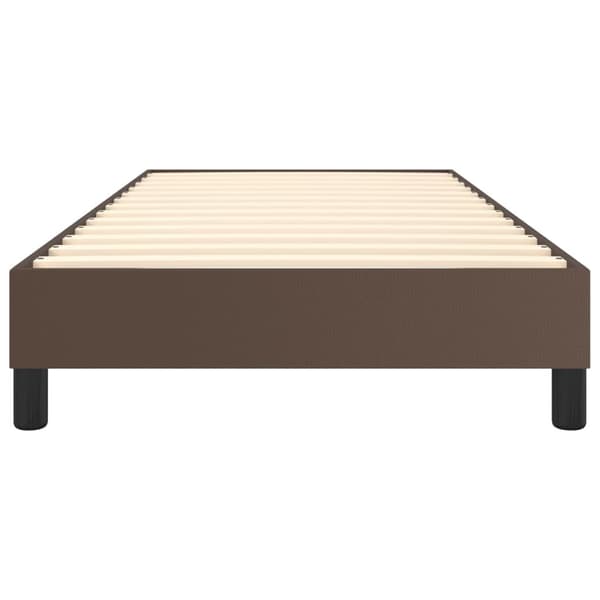 vidaXL Ramsäng brun 80x200 cm konstläder Brun