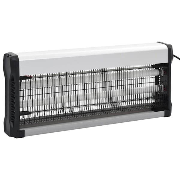 vidaXL Insektsdödare svart aluminium ABS 40 W Svart