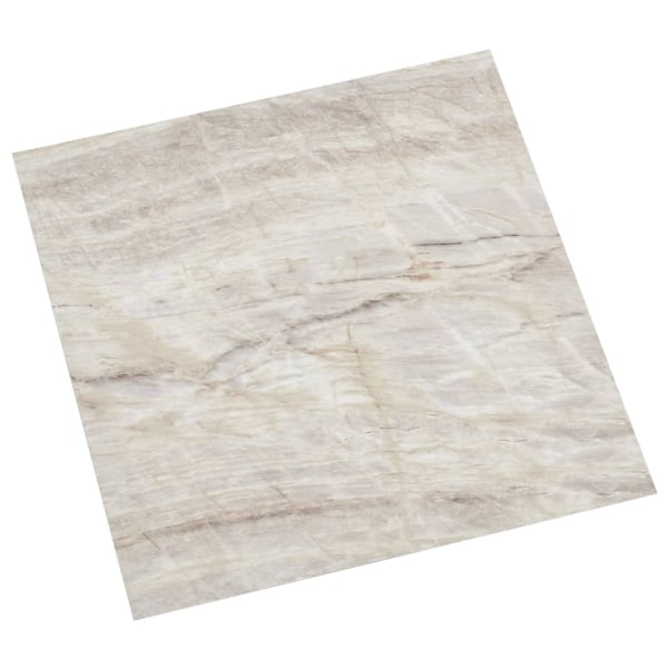 vidaXL Självhäftande golvplankor 55 st PVC 5,11 m² beige Beige