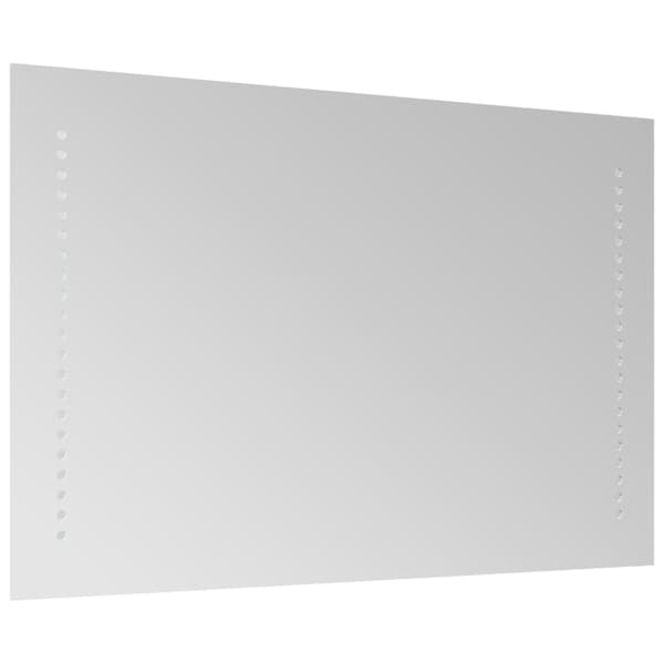vidaXL Badrumsspegel LED 40x60 cm Transparent