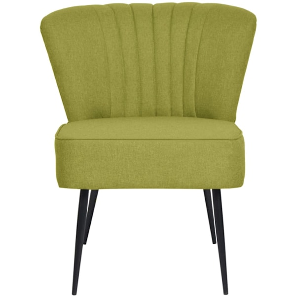 vidaXL Cocktailfåtölj grön tyg Grön