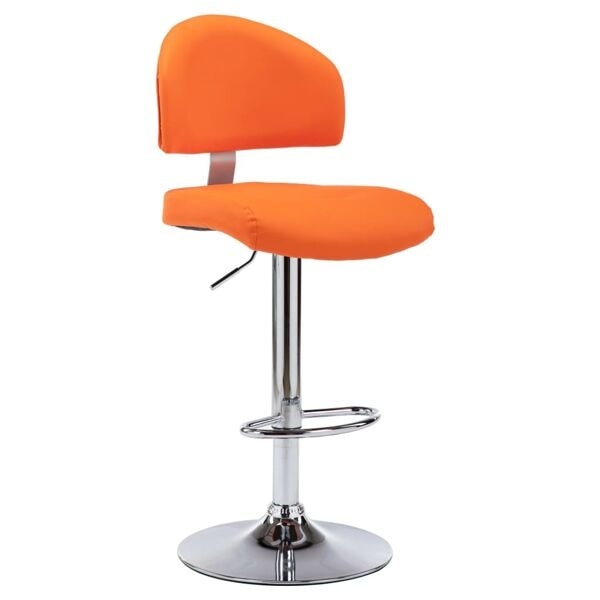 vidaXL Barstol orange konstläder Orange