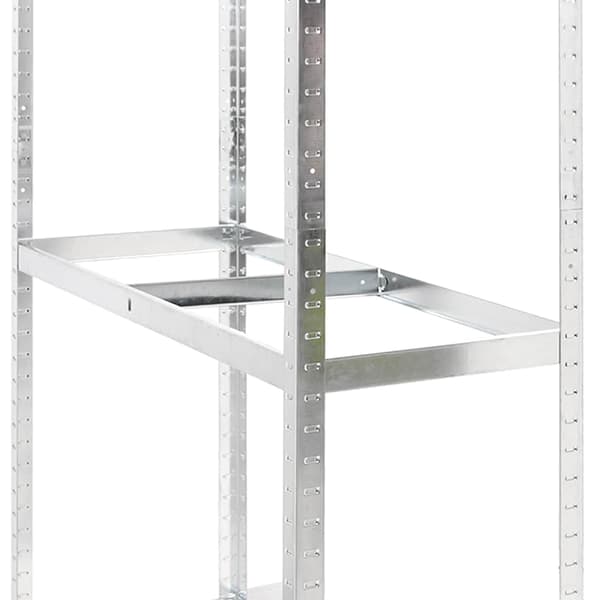 vidaXL Däckställ 3 hyllplan silver 4 st 110x40x200 cm stål Silver