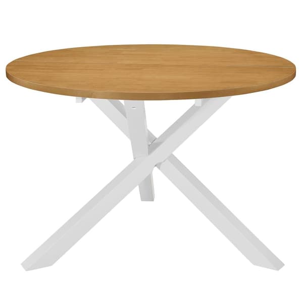 vidaXL Matgrupp 5 delar MDF vit Vit