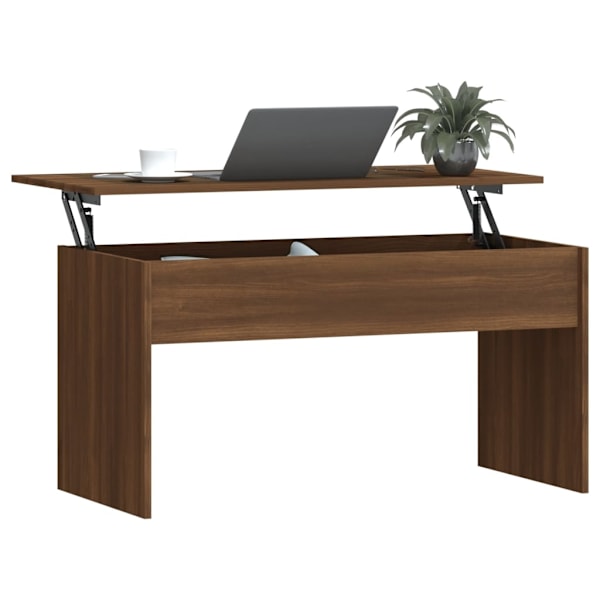 vidaXL Soffbord brun ek 102x50,5x52,5 cm konstruerat trä Brun