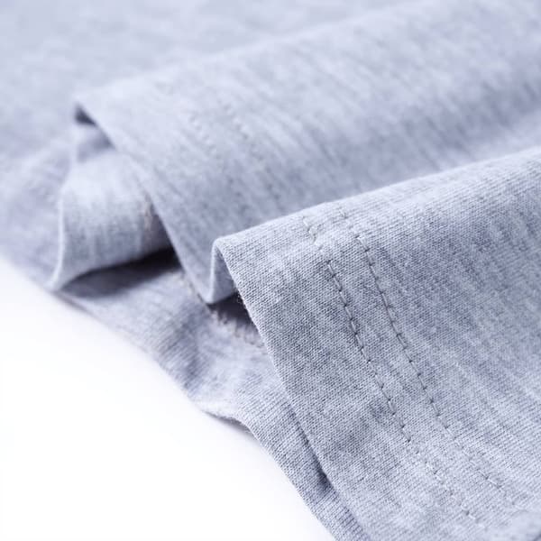 vidaXL T-shirt för barn grå 116 Grå