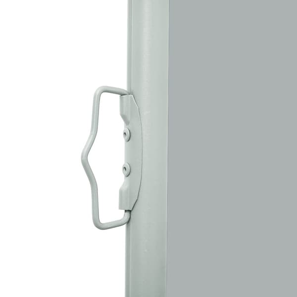 vidaXL Infällbar sidomarkis 600x160 cm grå grå