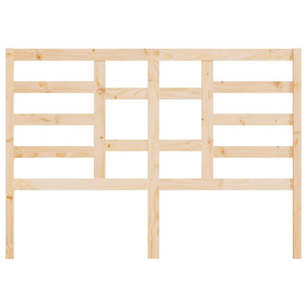 vidaXL Sänggavel 141x4x104 cm massiv furu Brun