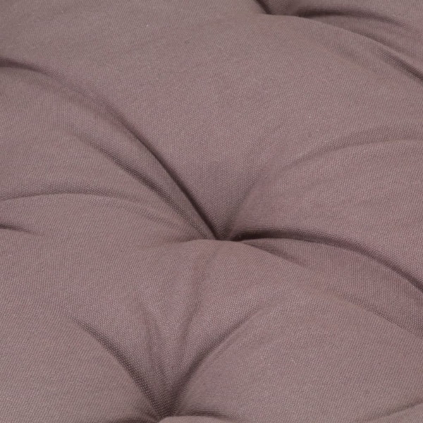 vidaXL Dyna till pallsoffa bomull 120x40x7 cm taupe Taupe