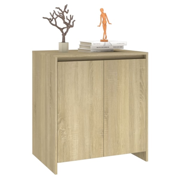 vidaXL Skänk sonoma-ek 70x41x75 cm konstruerat trä Beige