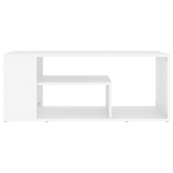 vidaXL Soffbord vit 100x50x40 cm konstruerat trä Vit