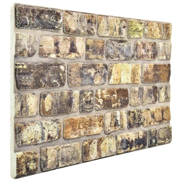 vidaXL Väggpaneler 10 st 100 x 50 cm Flerfärgsdesign EPS Skum multifärg