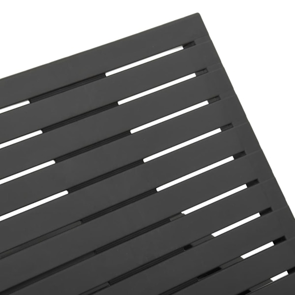 vidaXL Solsäng plast anatracit Antracit