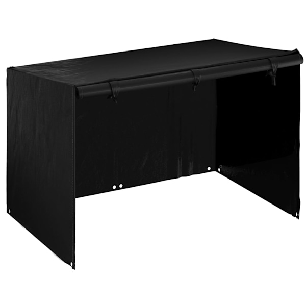 vidaXL Överdrag för hammock 12 öljetter 215x150x130/150 cm polyeten Svart