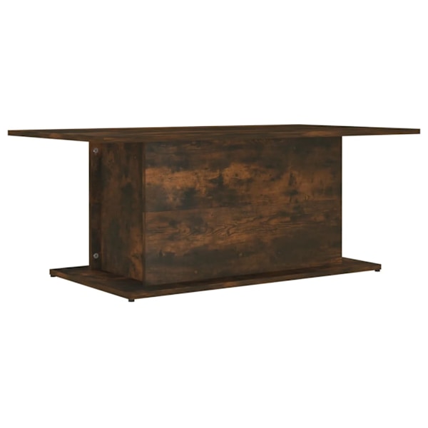vidaXL Soffbord rökfärgad ek 102x55,5x40 cm konstruerat trä Brun
