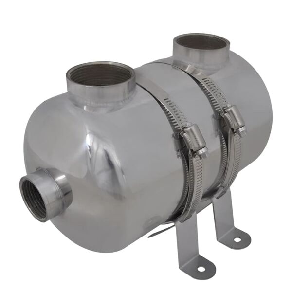 vidaXL Poolvärmeväxlare 292 x 134 mm 28 kW