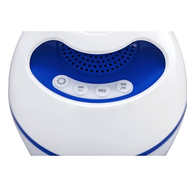 Bestway Flytande Bluetooth-högtalare med LED Vit
