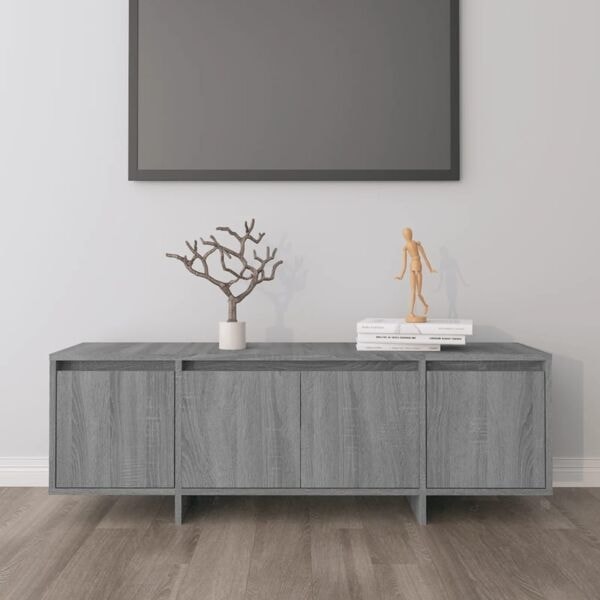 vidaXL Tv-bänk grå sonoma 120x30x40,5 cm konstruerat trä grå